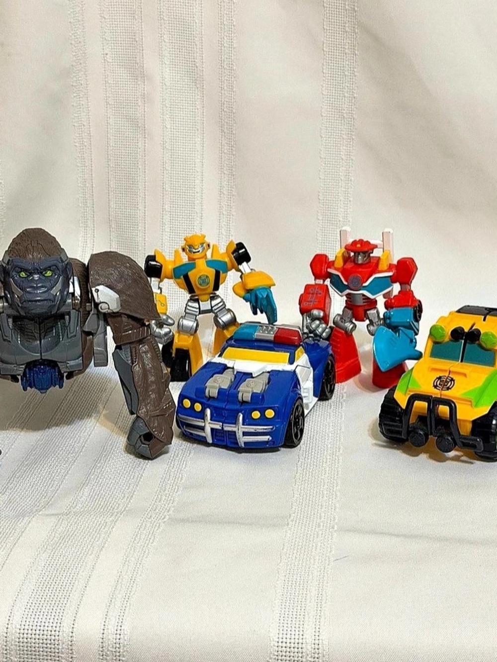 Transformers Bumblebee Mixed Lot 5 Robot Action Figures & Vehicles Unboxed
